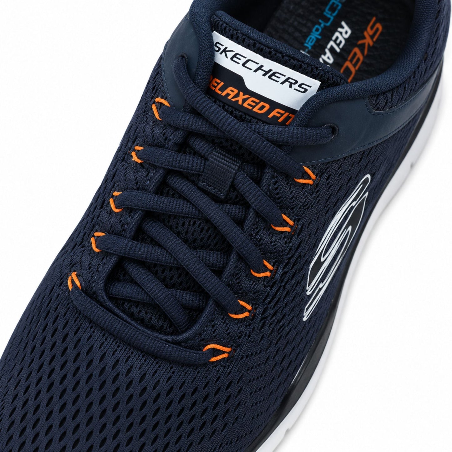 Skechers Equalizer 3 Men’s Sneakers - Navy Orange
