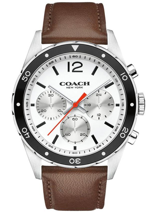 COACH 14602057 Men’s Watch | Black Dial Stainless Steel Bracelet | Analog Luxury Fashion Watch