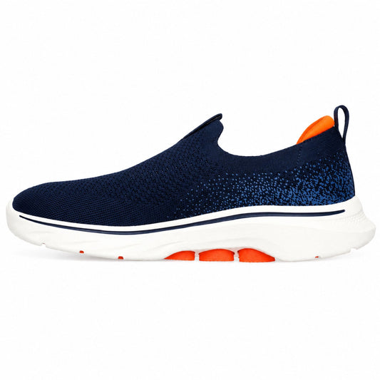 Skechers GO WALK 7 Men’s Walking Shoes - Blue/Orange