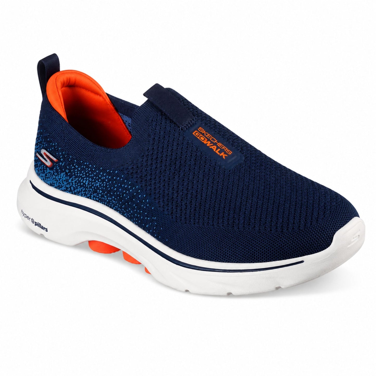 Skechers GO WALK 7 Men’s Walking Shoes - Blue/Orange