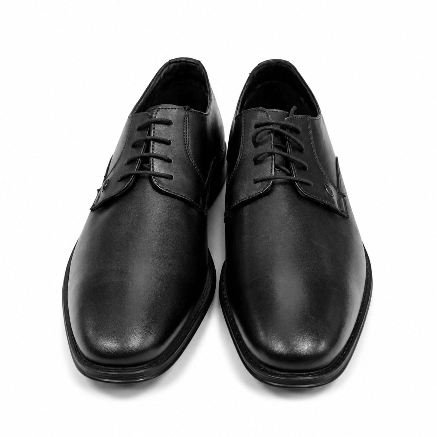 MONTE CARLO Formal Leather Lace-Up Shoes for Men - Black