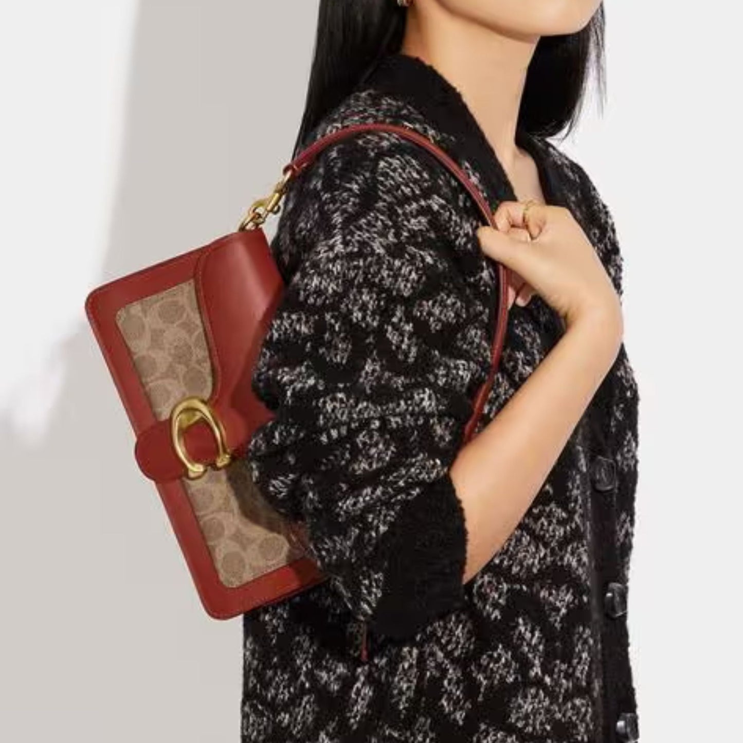 Coach Tabby Shoulder Bag 26 in Signature Canvas
