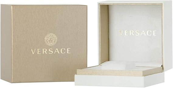 Versace VBR020017 Aion Men’s Watch | Gold Tone Chronograph | Green Leather Strap Swiss Made Luxury Watch