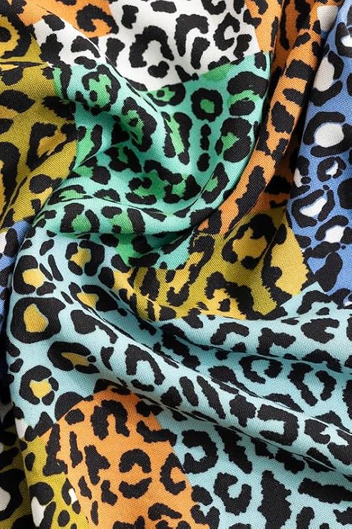 Snitch Multicolor Animal Print Slim Fit Shirt