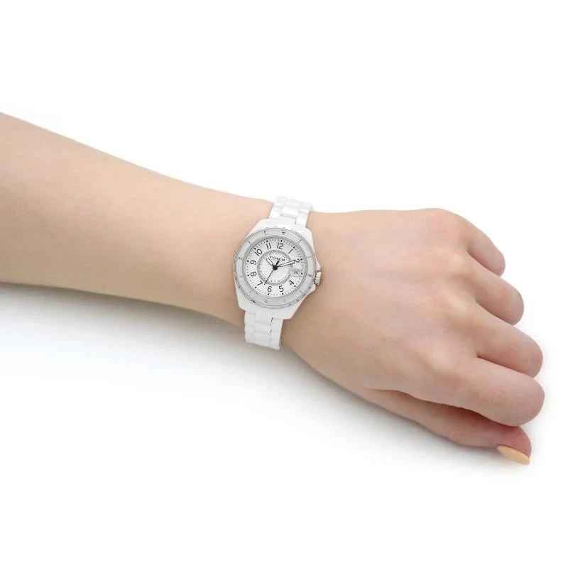 Coach 14503462 Preston Women’s Watch | White Ceramic Strap | Gold Tone Stainless Steel 32mm Luxury Watch