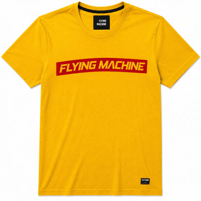 Flying Machine Men's Regular Fit Cotton T-Shirts Combo - Pack of 3