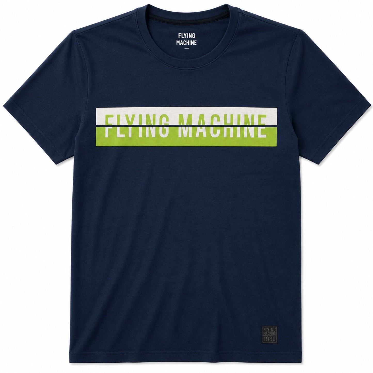 Flying Machine Men's Regular Fit Cotton T-Shirts Combo - Pack of 3