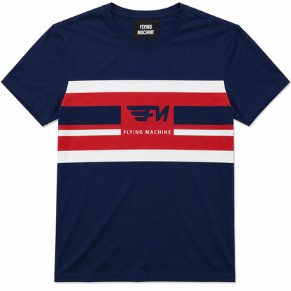 Flying Machine Men's Regular Fit Cotton T-Shirts Combo - Pack of 3