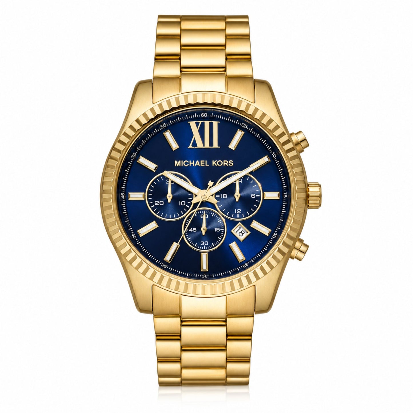 Michael Kors Lexington Chronograph Gold Watch for Men - MK9153