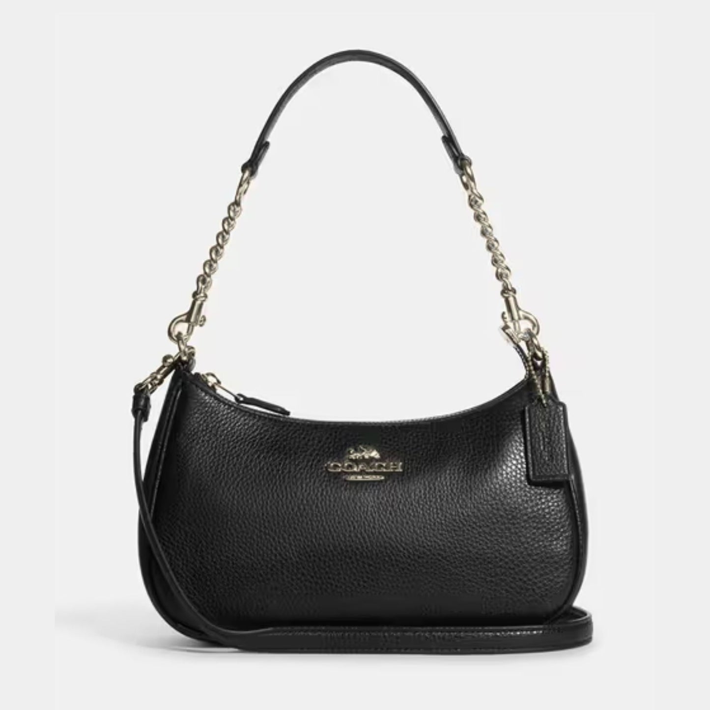 Coach Teri Shoulder Bag with Detachable Straps – Signature Canvas / Leather