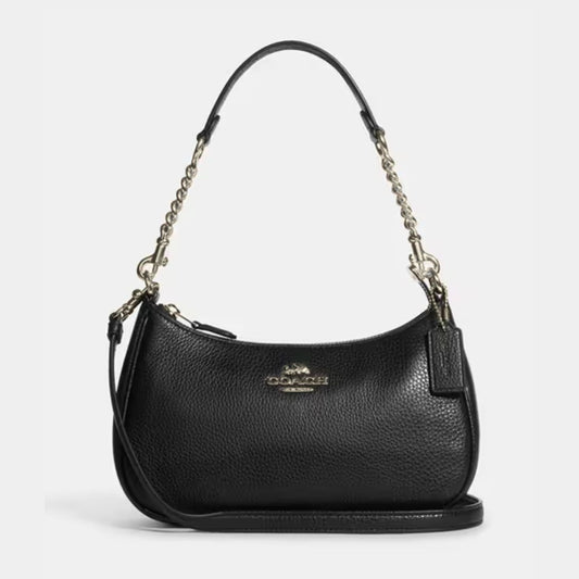 Coach Teri Shoulder Bag with Detachable Straps – Signature Canvas / Leather