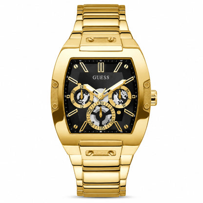 Guess Phoenix Gold Black Dial Analog Watch for Men - GW0456G1
