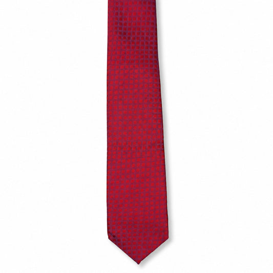 BlackBerry Premium Tie, Pocket Square & Cufflink Combo - Red