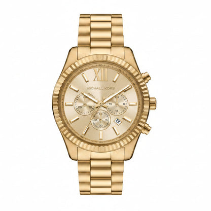 Michael Kors MK9235 Lexington Men’s Watch | Gold-Tone Chronograph | Stainless Steel Luxury Watch