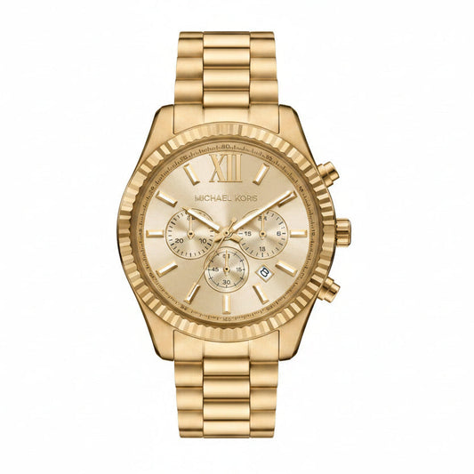 Michael Kors MK9235 Lexington Men’s Watch | Gold-Tone Chronograph | Stainless Steel Luxury Watch