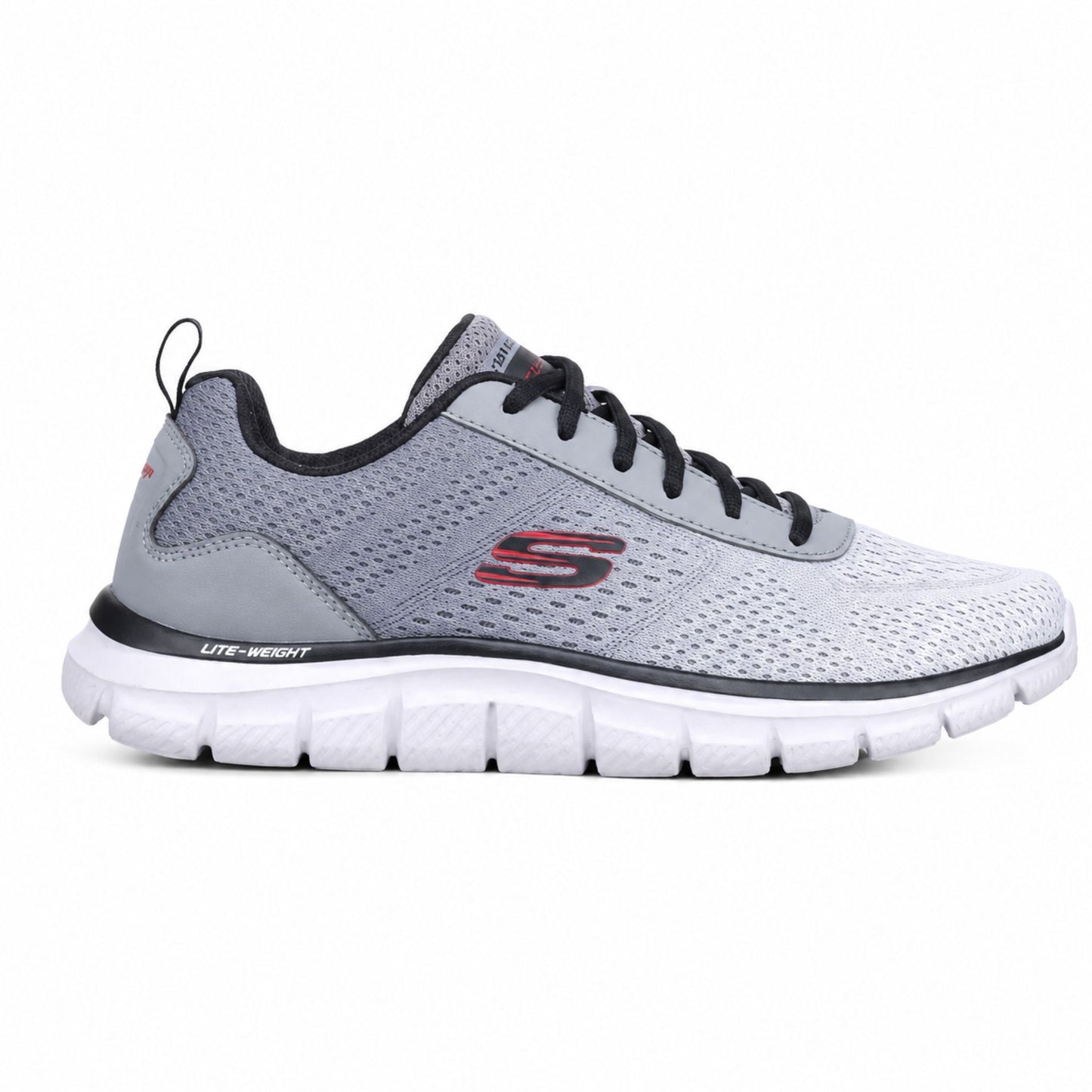 Skechers TRACK-RIPKENT Casuals For Men - Grey/Black