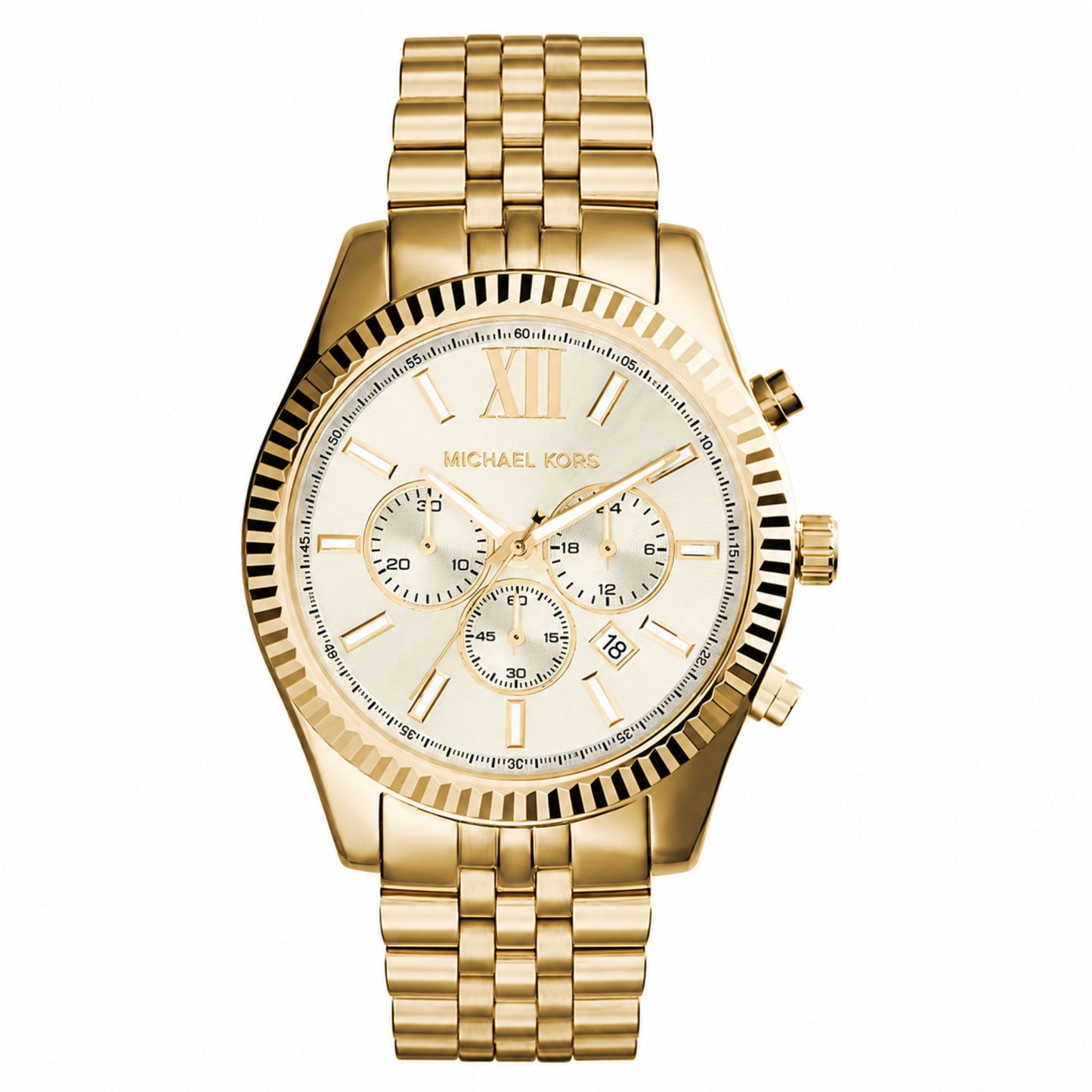 Michael Kors Lexington Chronograph Gold Watch for Men MK8281