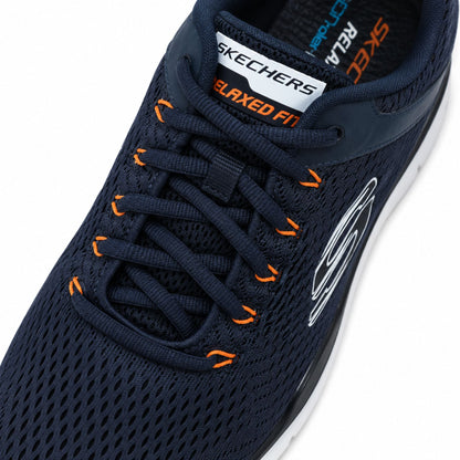 Skechers Equalizer 3 Men’s Sneakers - Navy Orange