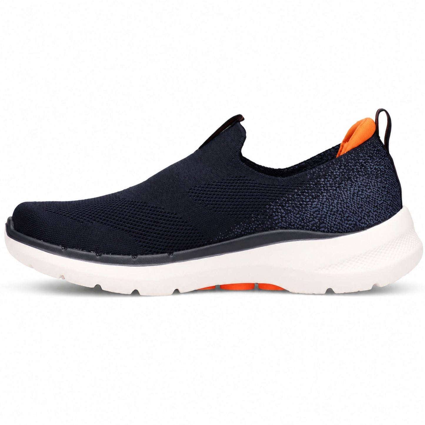 Skechers Go Walk 6 Men’s Slip On Shoes - Navy Orange