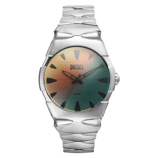 Diesel DZ2212 D-Sruptor Men’s Watch | Silver Stainless Steel | 42mm Minimal Analog Watch