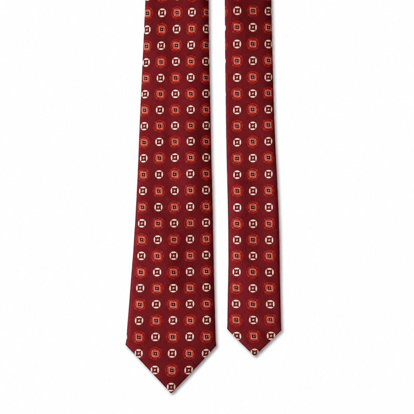 BlackBerry Premium Tie, Pocket Square & Cufflink Combo - Wine Red