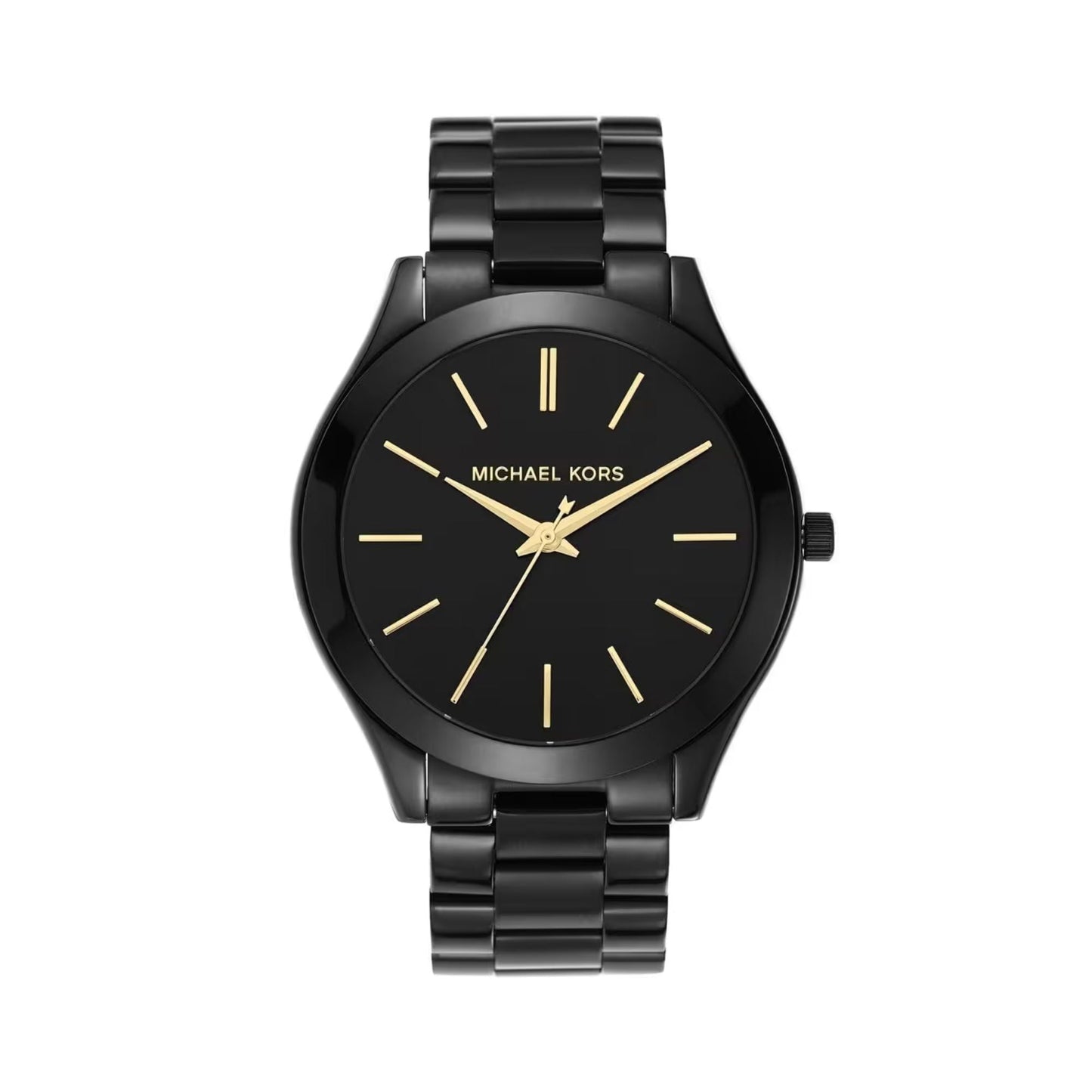 Michael Kors MK3221 Slim Runway Women’s Watch | Black Dial Stainless Steel | Minimal Analog Luxury Watch