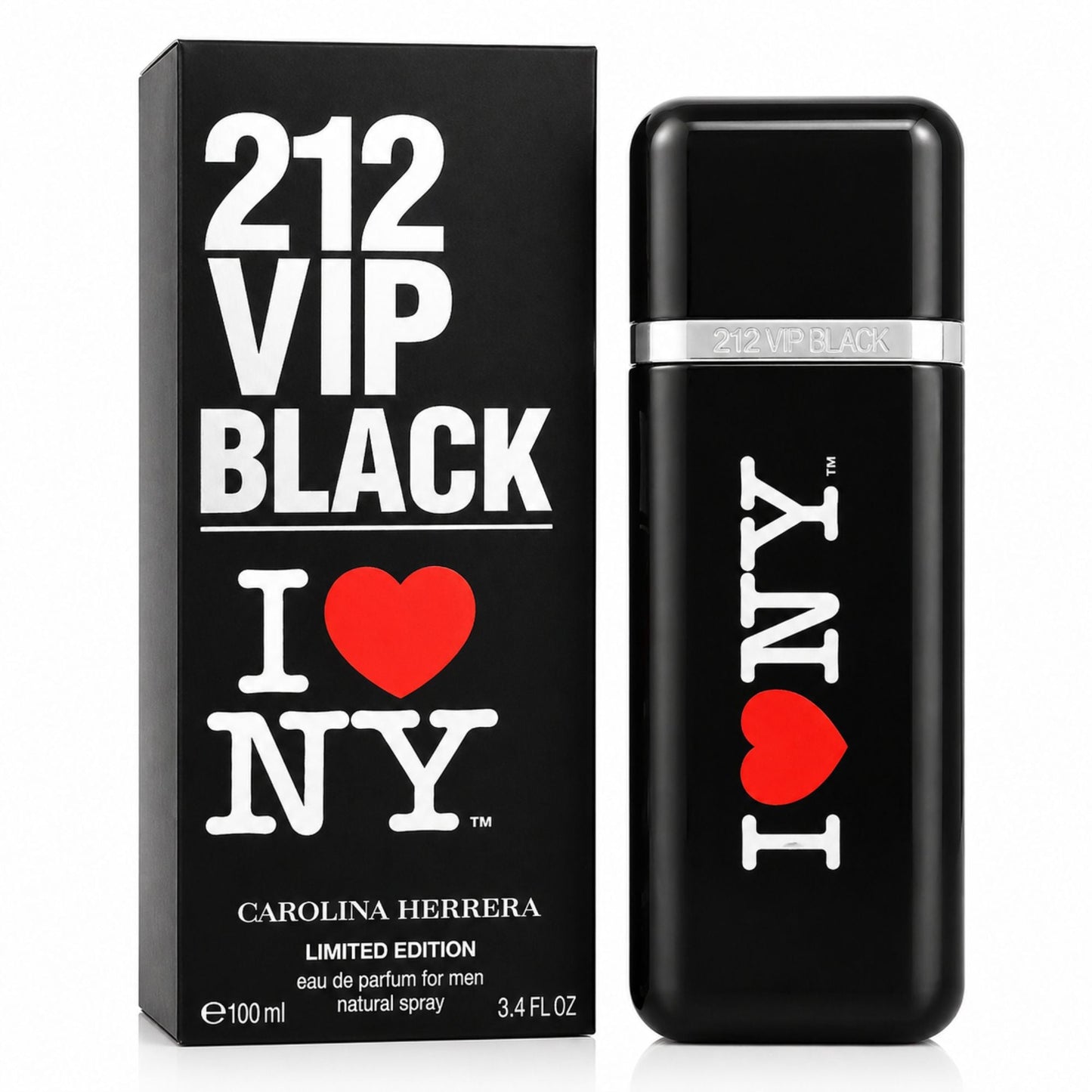 Carolina Herrera 212 VIP Black I Love NY Eau de Parfum (Men) – 100ml