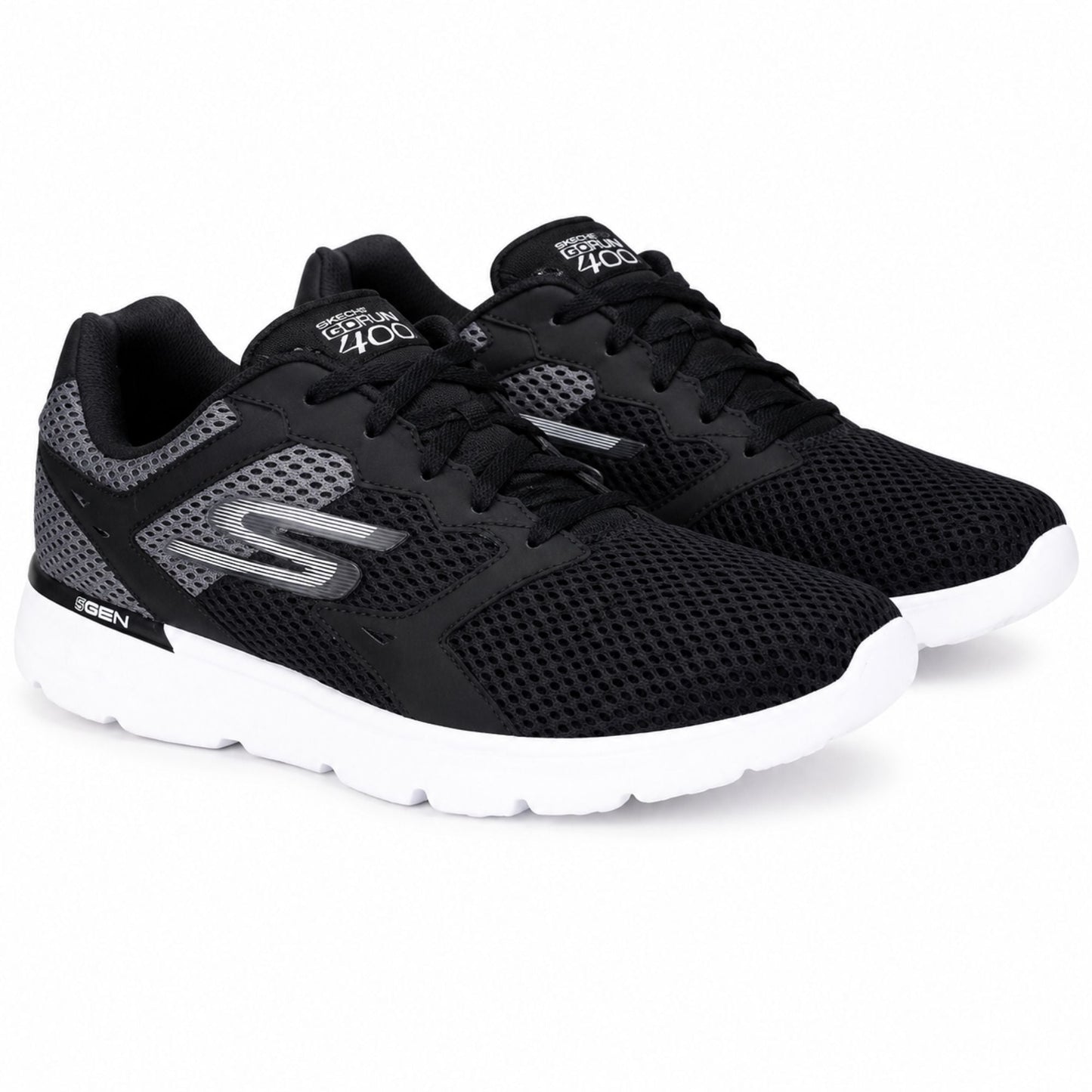 Skechers GO RUN 400 Women’s Running Shoes - Black/White