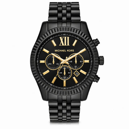 Michael Kors Lexington Black Chronograph Watch for Men MK8603