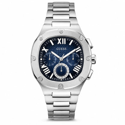 Guess Blue Dial Stainless Steel Analog Watch for Men - GW0572G1