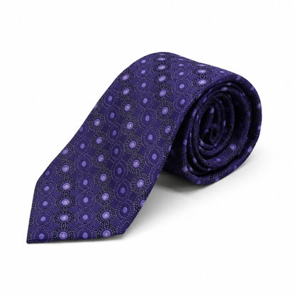 BlackBerry Premium Tie, Pocket Square & Cufflink Combo - Purple