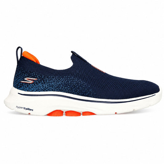 Skechers GO WALK 7 Men’s Walking Shoes - Blue/Orange