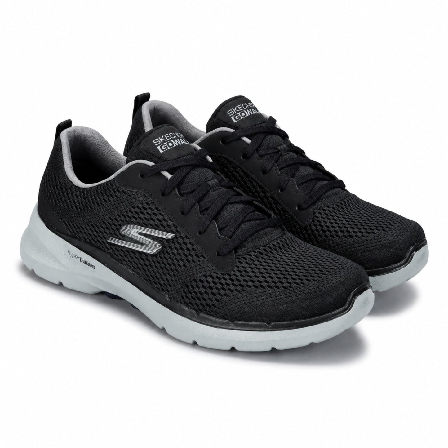 Skechers GO WALK 6 AVALO 2.0 Men’s Casual Shoes - Black/Grey