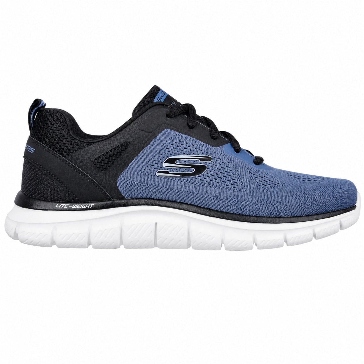 Skechers TRACK-BROADER Men’s Casual Sneakers - Blue/Black