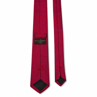 BlackBerry Premium Tie, Pocket Square & Cufflink Combo - Red