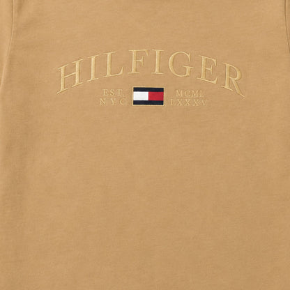 TOMMY HILFIGER Crew Neck Aaron T-Shirt - Pinecone Tan
