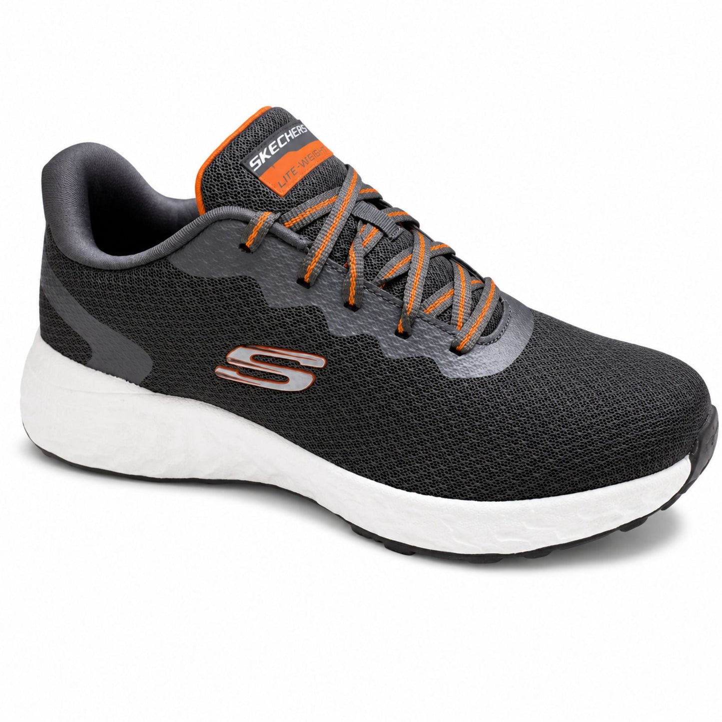 Skechers TERRENEX Men’s Casual Sneakers - Grey/Orange