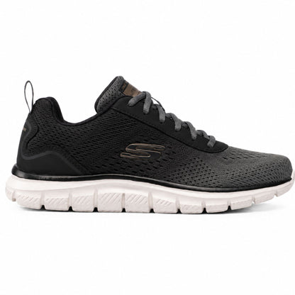 Skechers TRACK-RIPKENT Men’s Casual Sneakers - Black/Grey