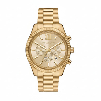 Michael Kors MK9235 Lexington Men’s Watch | Gold-Tone Chronograph | Stainless Steel Luxury Watch