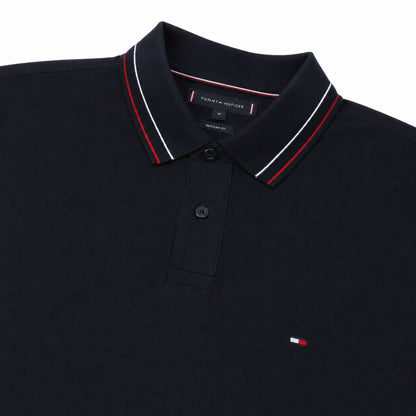 Tommy Hilfiger Men’s Solid Polo Neck T-Shirt - Desert Sky