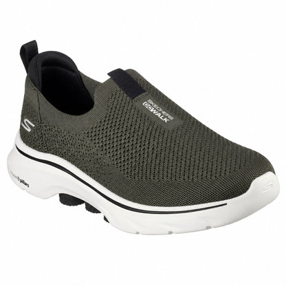 Skechers GO WALK 7 Men’s Walking Shoes - Olive/Black