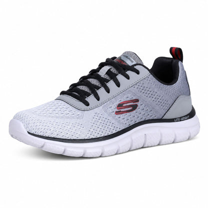 Skechers TRACK-RIPKENT Casuals For Men - Grey/Black