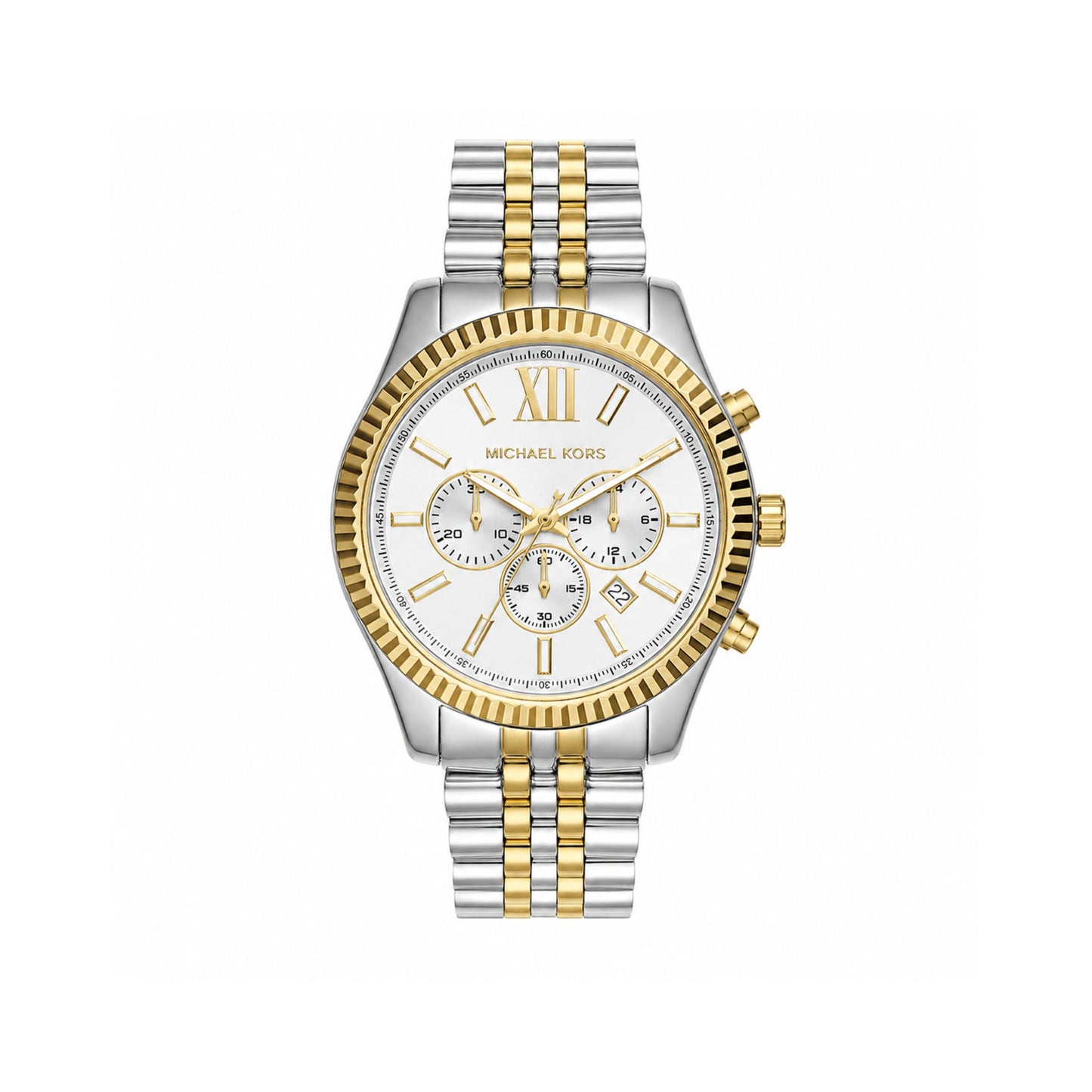 Michael Kors Lexington Two-Tone Chronograph Watch for Men - MK8344
