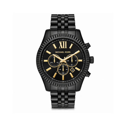 Michael Kors Lexington Black Chronograph Watch for Men MK8603