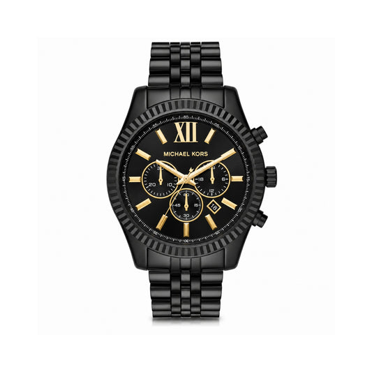 Michael Kors Lexington Black Chronograph Watch for Men MK8603