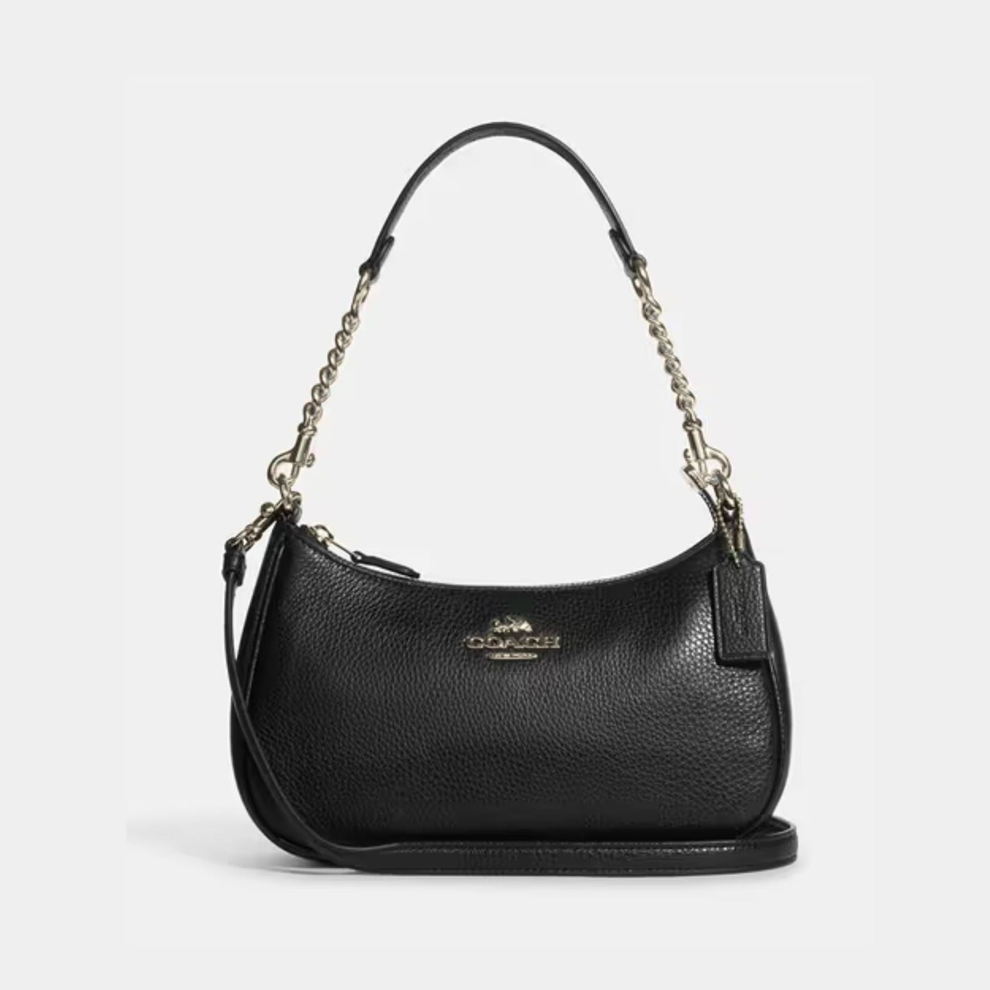 Coach Teri Shoulder Bag with Detachable Straps – Signature Canvas / Leather