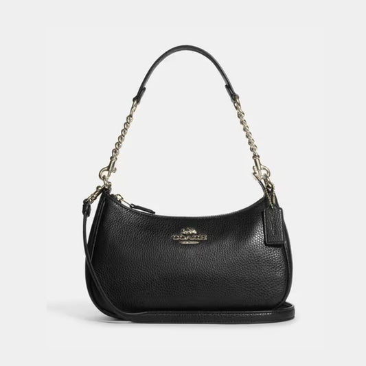 Coach Teri Shoulder Bag with Detachable Straps – Signature Canvas / Leather