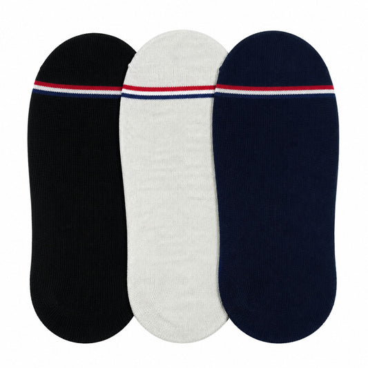Tommy Hilfiger Logo-Patterned Shoe Liner Socks - Pack of 3