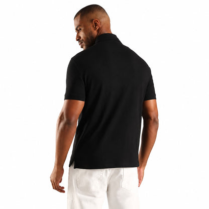 Tommy Hilfiger Men’s Embroidered Logo Polo T-Shirt - Black