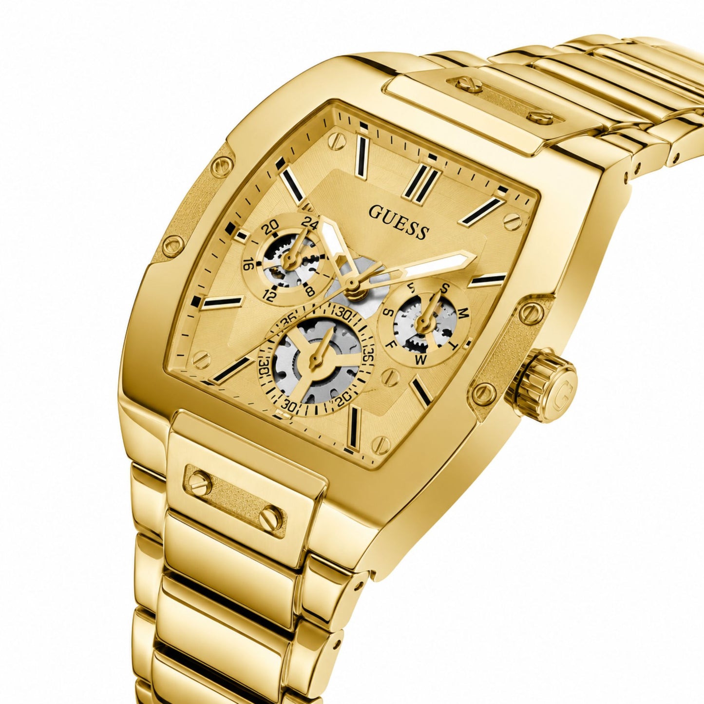 Guess Phoenix Champagne Gold Analog Watch for Men - GW0456G2